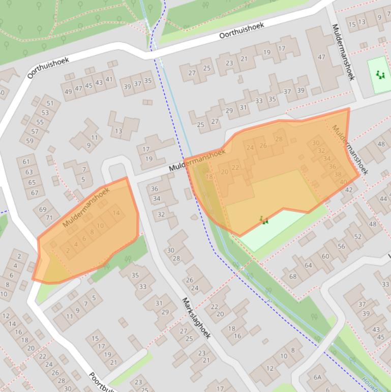 Kaart van postcodegebied 7546BT.