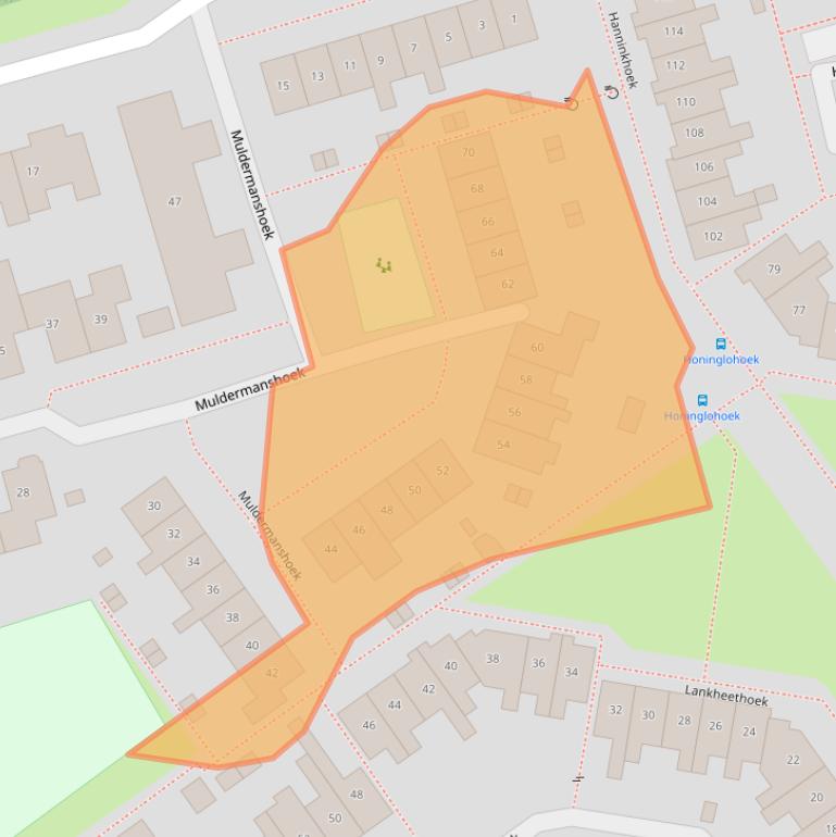 Kaart van postcodegebied 7546BV.