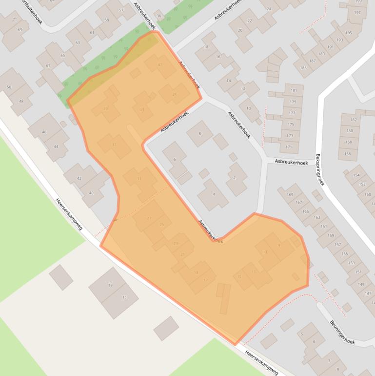 Kaart van postcodegebied 7546CP.