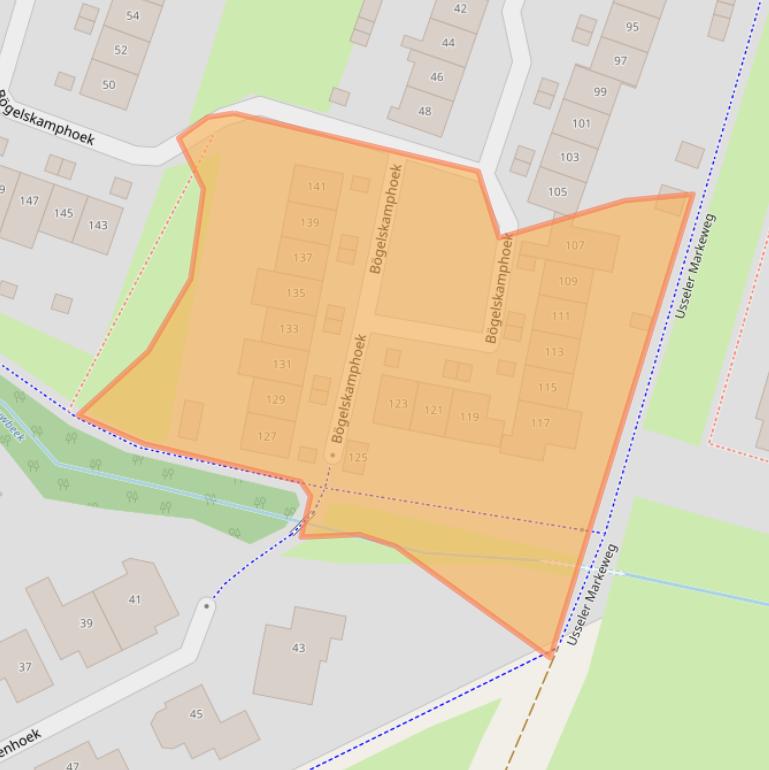 Kaart van postcodegebied 7546DJ.