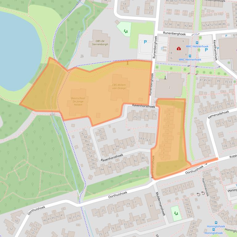 Kaart van postcodegebied 7546EA.