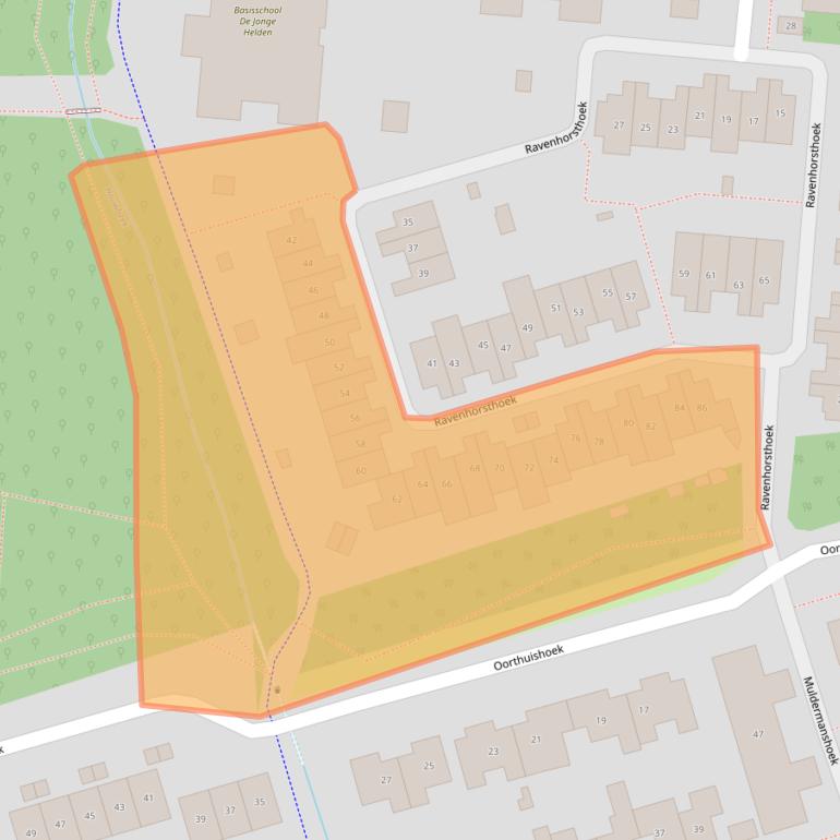 Kaart van postcodegebied 7546EB.