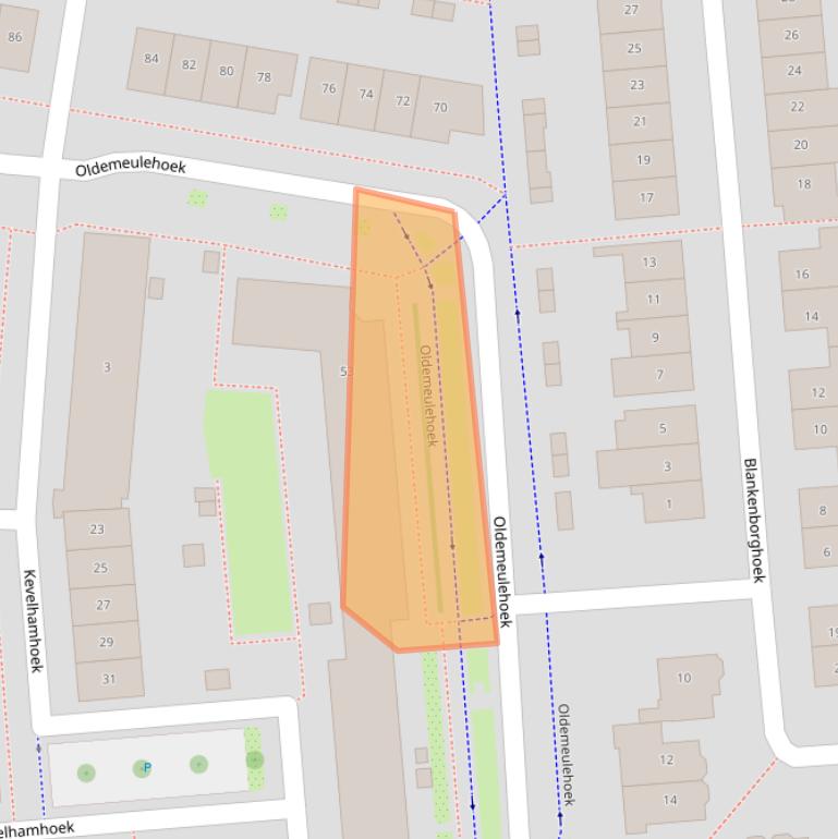 Kaart van postcodegebied 7546ES.