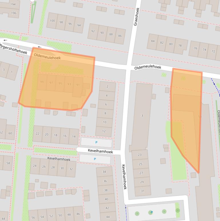 Kaart van postcodegebied 7546ET.
