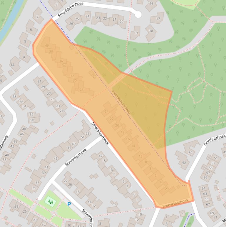 Kaart van postcodegebied 7546GA.
