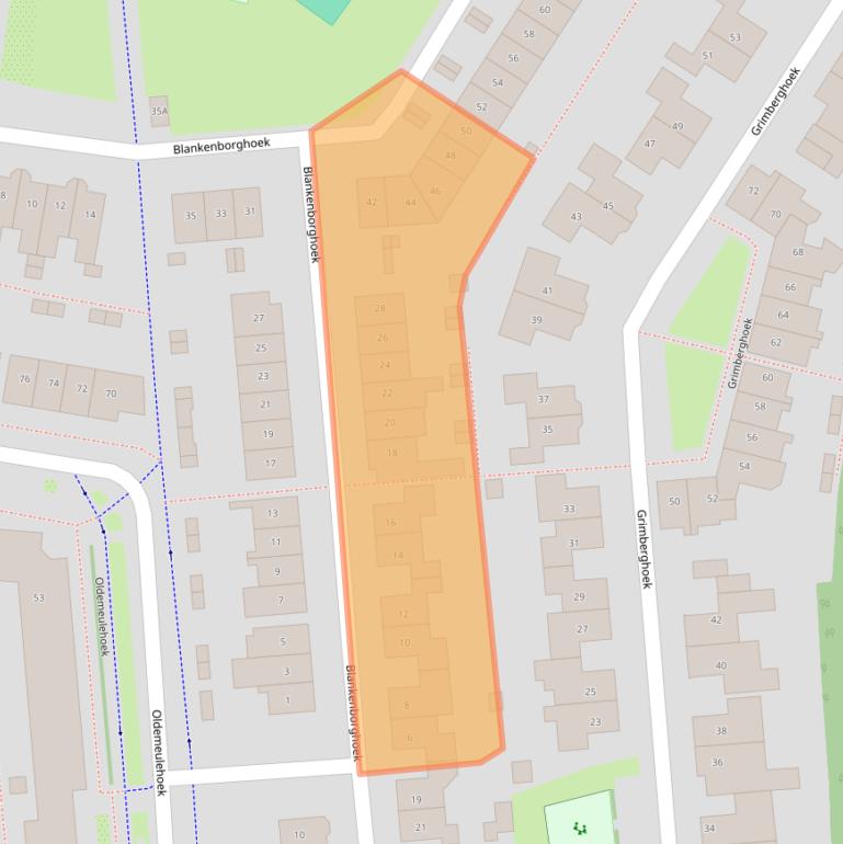 Kaart van postcodegebied 7546HA.