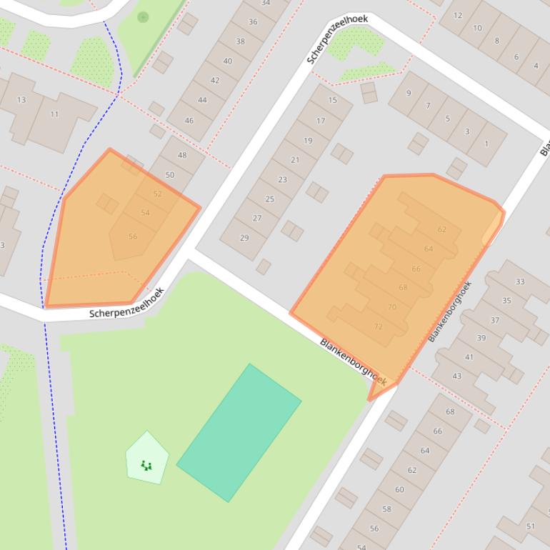 Kaart van postcodegebied 7546HS.