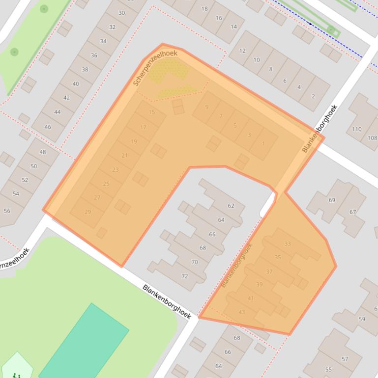 Kaart van postcodegebied 7546HT.