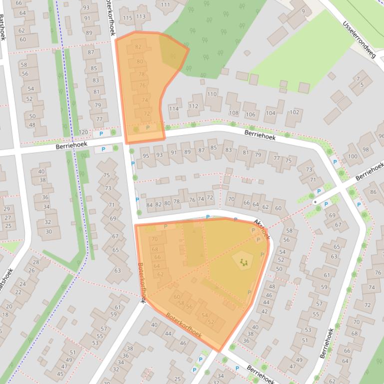 Kaart van postcodegebied 7546JB.