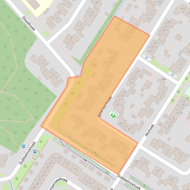 Kaart van postcodegebied 7546JC.