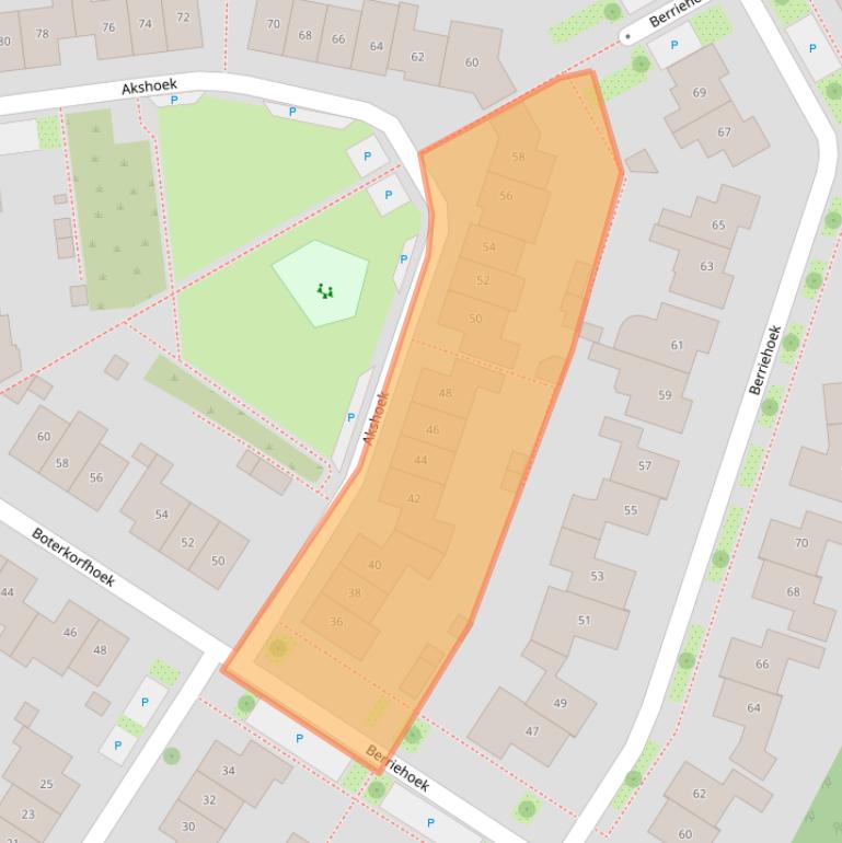 Kaart van postcodegebied 7546JG.