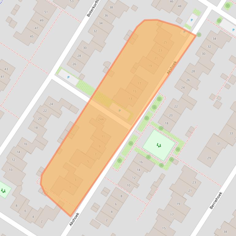 Kaart van postcodegebied 7546JH.