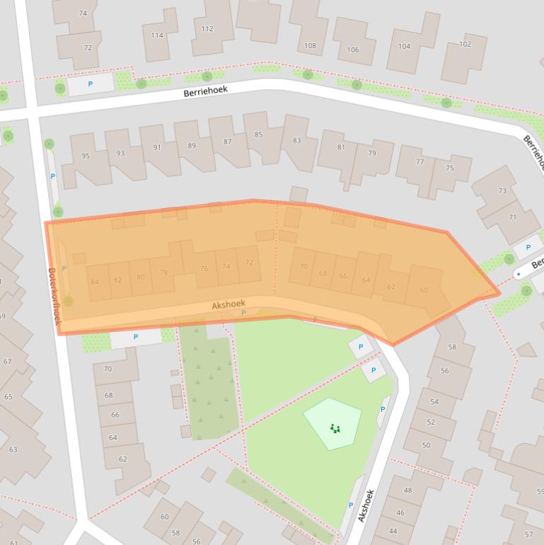 Kaart van postcodegebied 7546JJ.