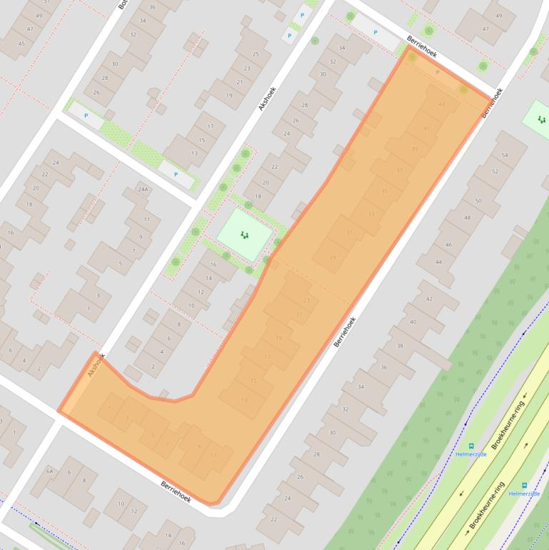 Kaart van postcodegebied 7546JK.