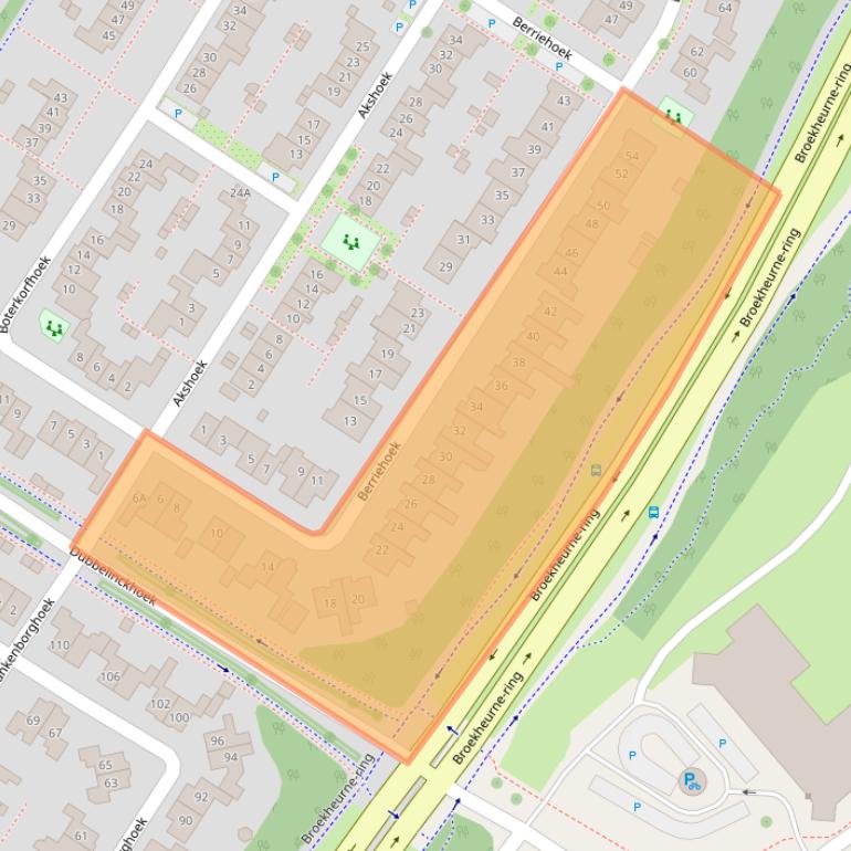 Kaart van postcodegebied 7546JL.