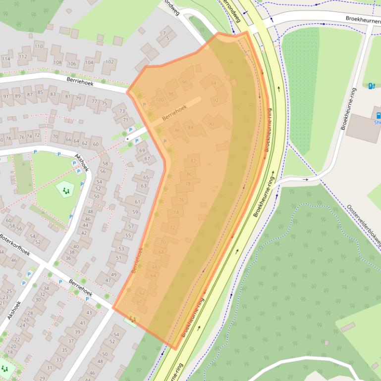 Kaart van postcodegebied 7546JM.