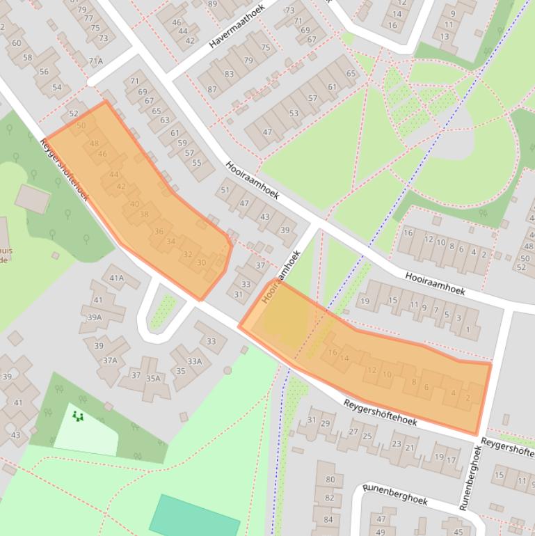 Kaart van postcodegebied 7546KA.