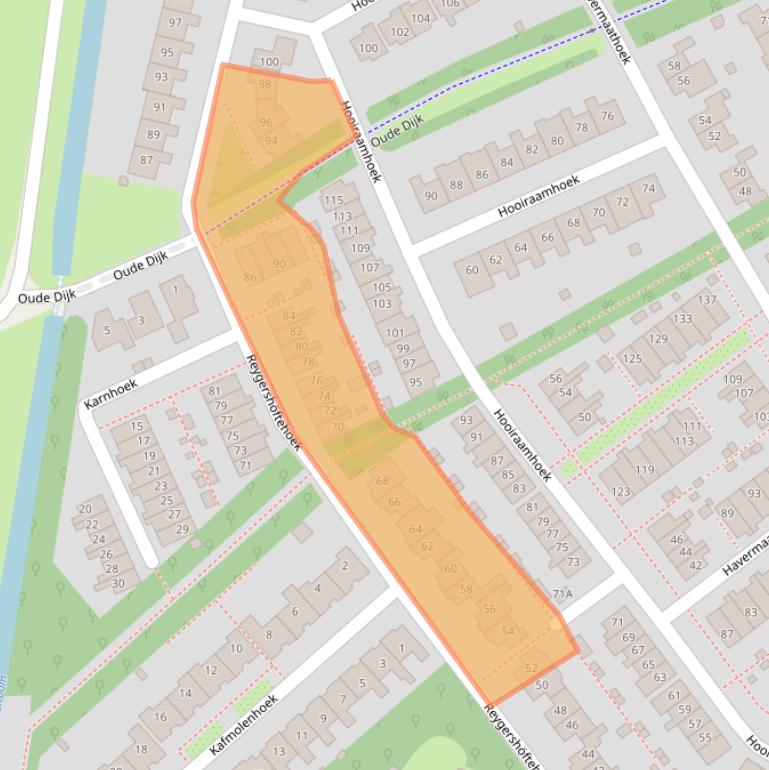 Kaart van postcodegebied 7546KC.