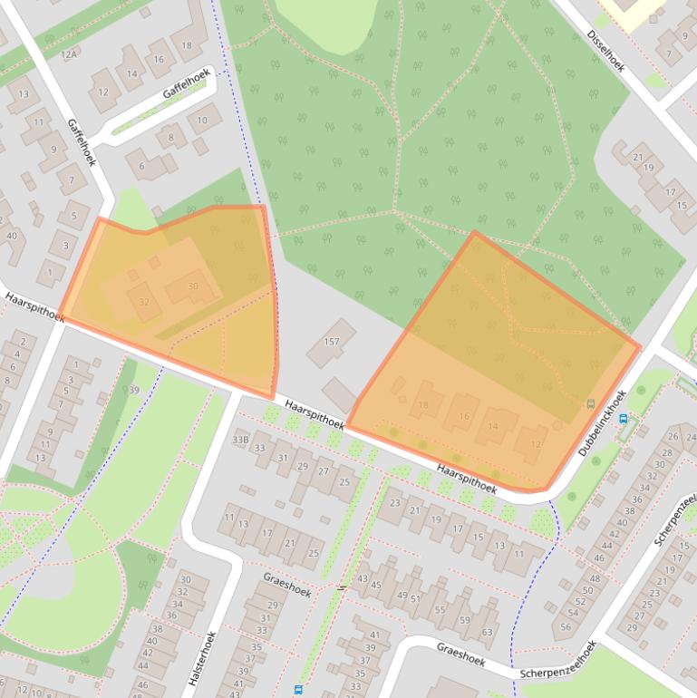 Kaart van postcodegebied 7546KE.