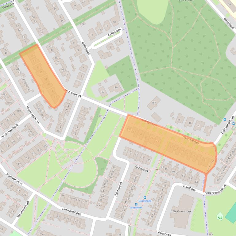 Kaart van postcodegebied 7546KG.
