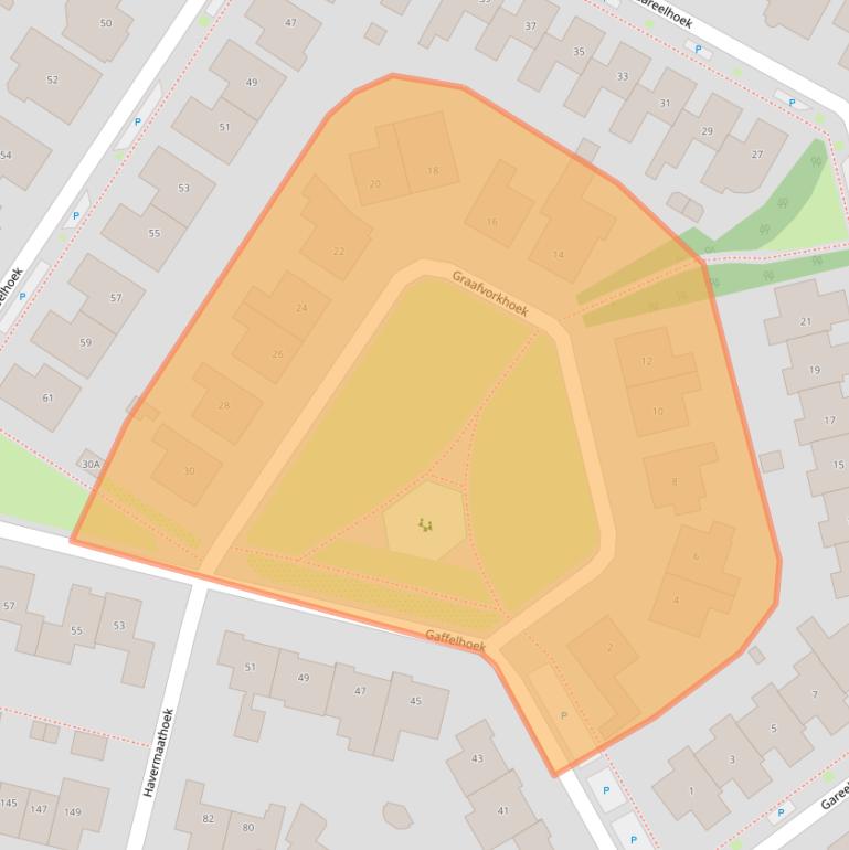 Kaart van postcodegebied 7546KK.