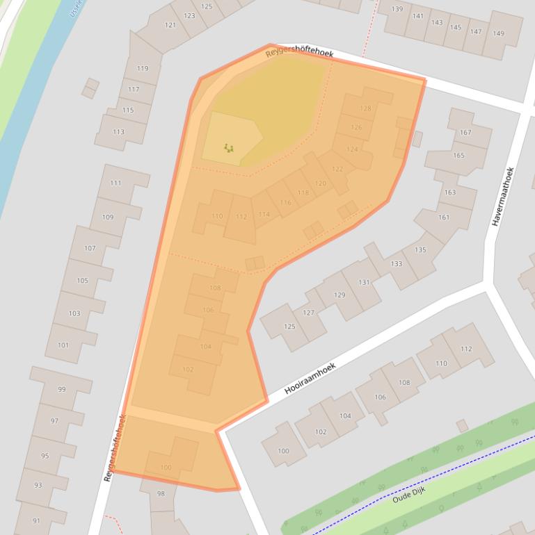 Kaart van postcodegebied 7546KM.