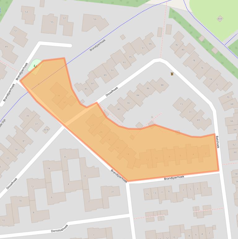 Kaart van postcodegebied 7546LK.