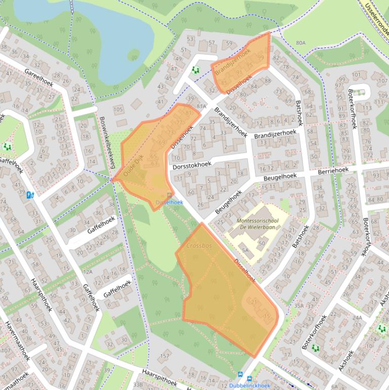 Kaart van postcodegebied 7546LT.
