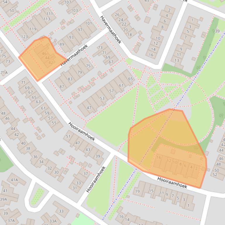 Kaart van postcodegebied 7546MA.