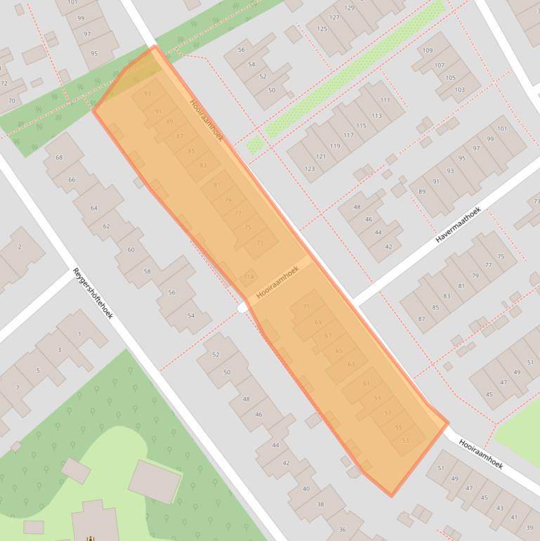 Kaart van postcodegebied 7546MD.