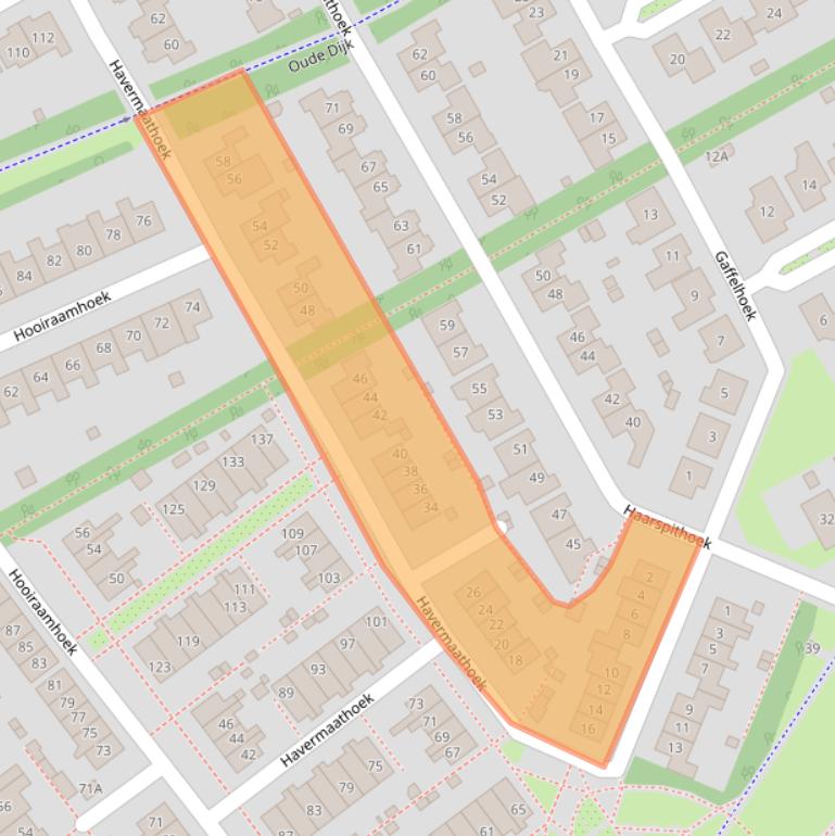 Kaart van postcodegebied 7546MK.