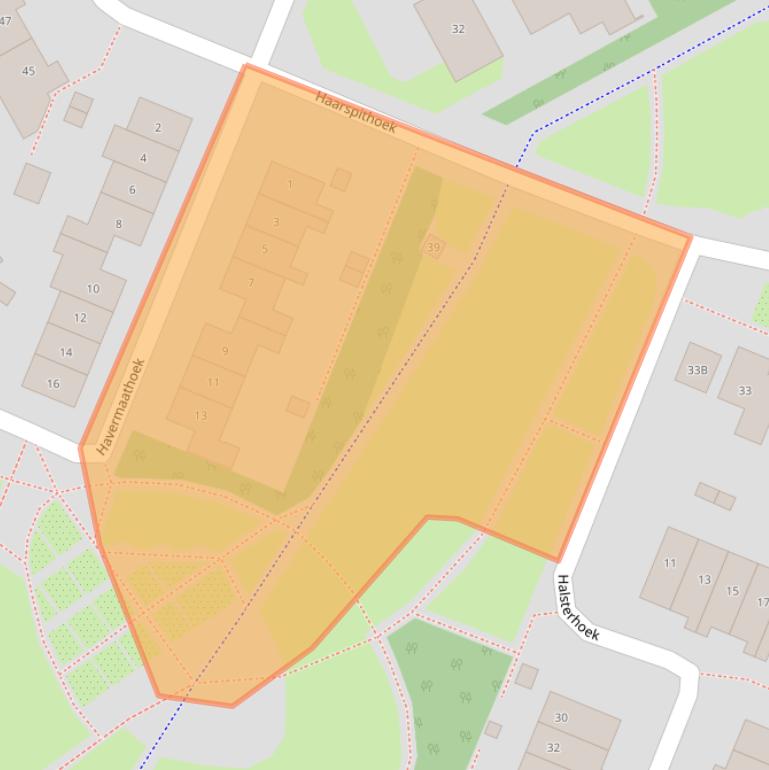 Kaart van postcodegebied 7546MN.