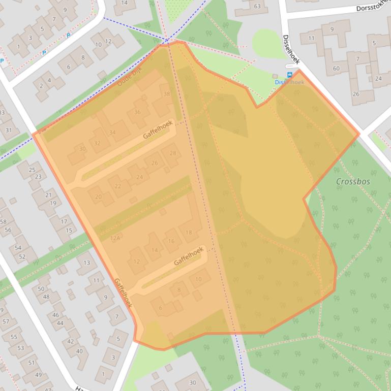 Kaart van postcodegebied 7546MS.