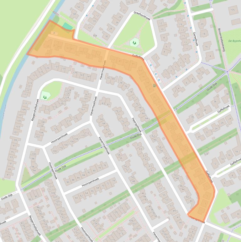 Kaart van postcodegebied 7546MT.