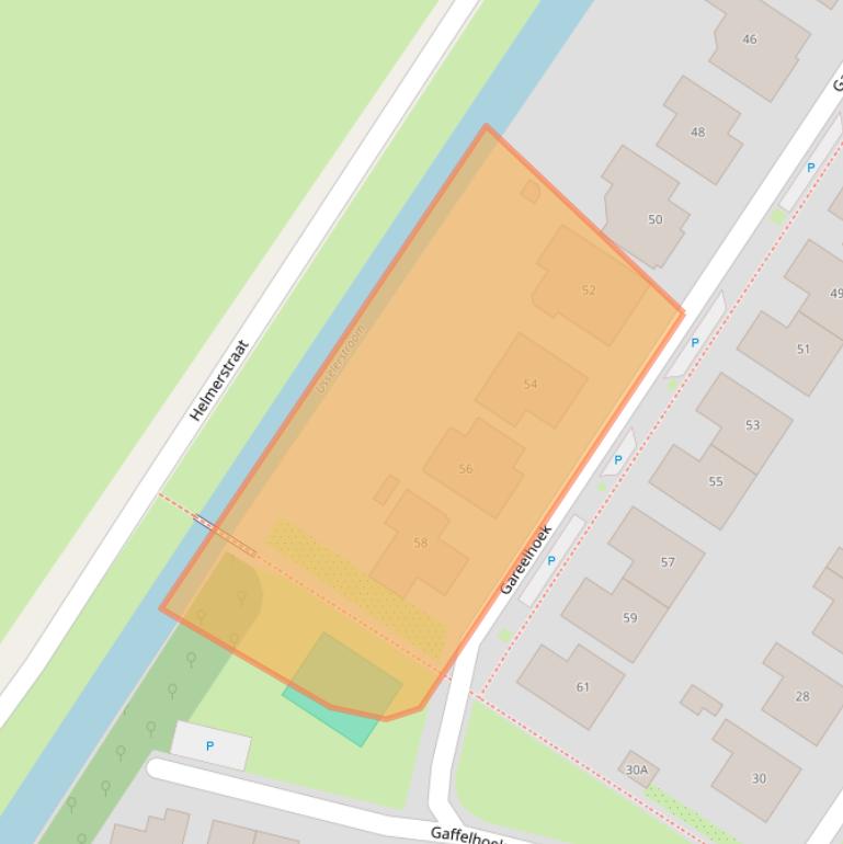 Kaart van postcodegebied 7546MZ.