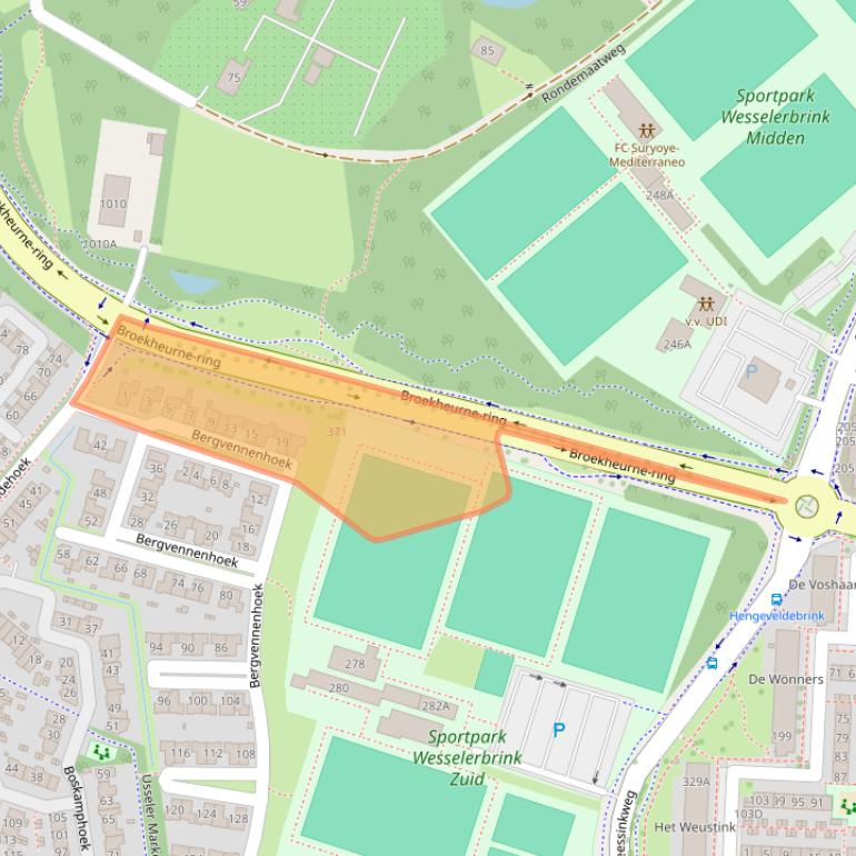 Kaart van postcodegebied 7546NA.
