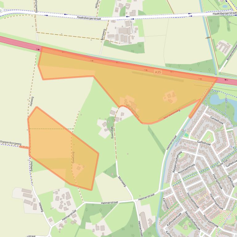 Kaart van postcodegebied 7546PC.