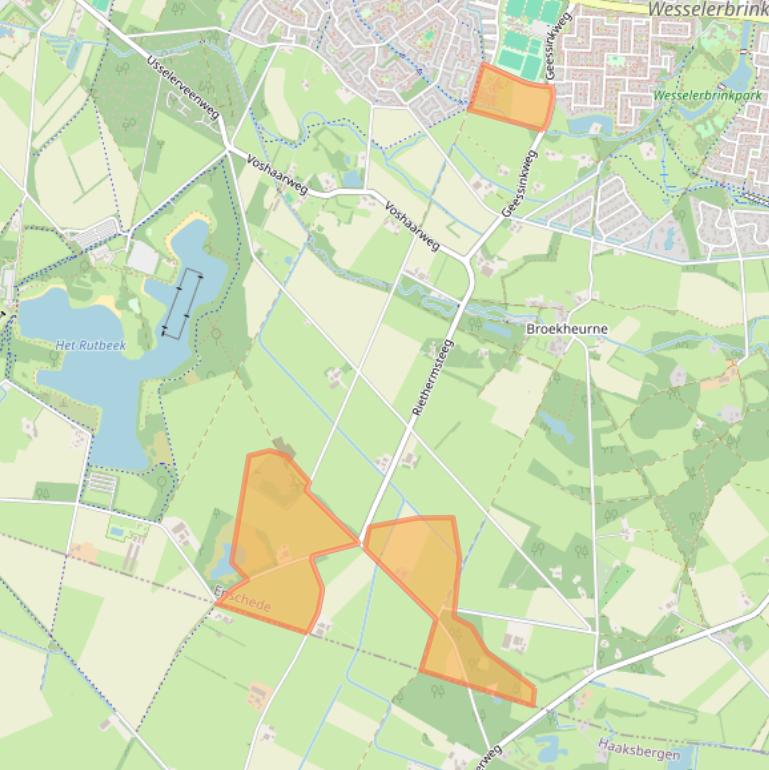 Kaart van postcodegebied 7546PK.
