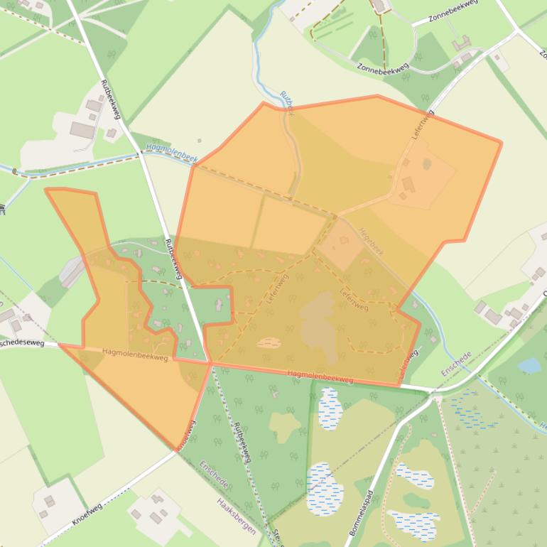 Kaart van postcodegebied 7546PN.