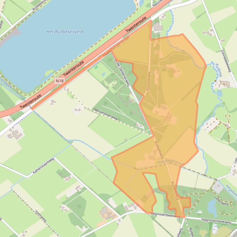 Kaart van postcodegebied 7546PR.