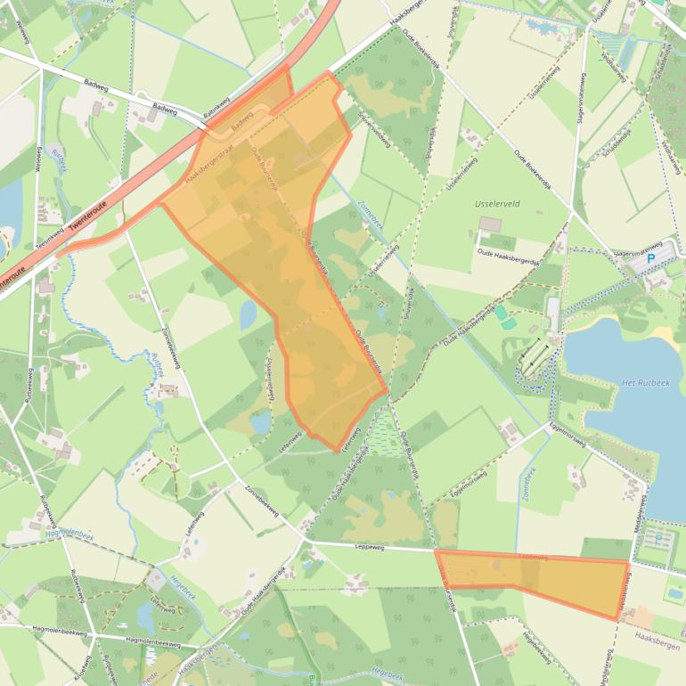 Kaart van postcodegebied 7546PS.