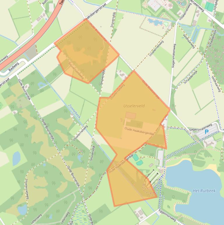 Kaart van postcodegebied 7546PZ.