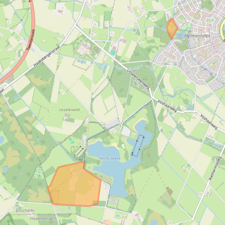 Kaart van postcodegebied 7546RB.