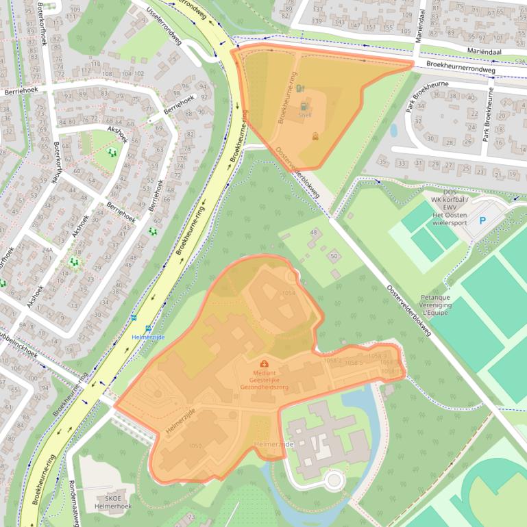 Kaart van postcodegebied 7546TA.