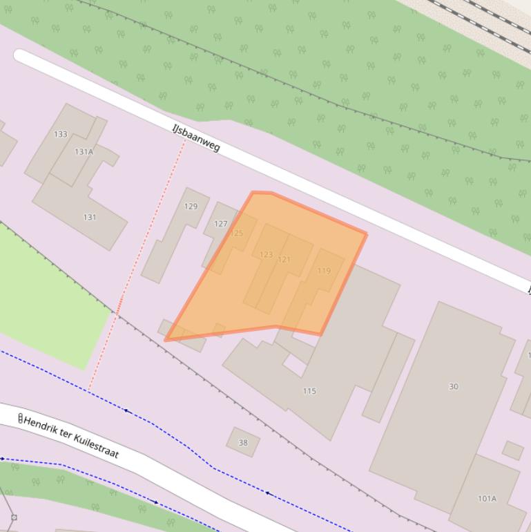 Kaart van postcodegebied 7547AG.