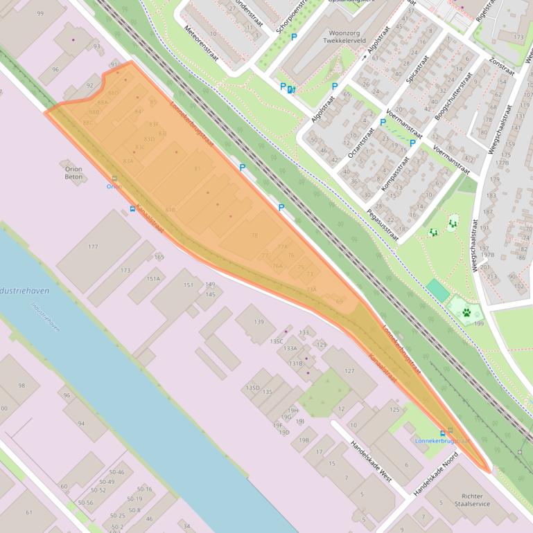 Kaart van postcodegebied 7547AJ.