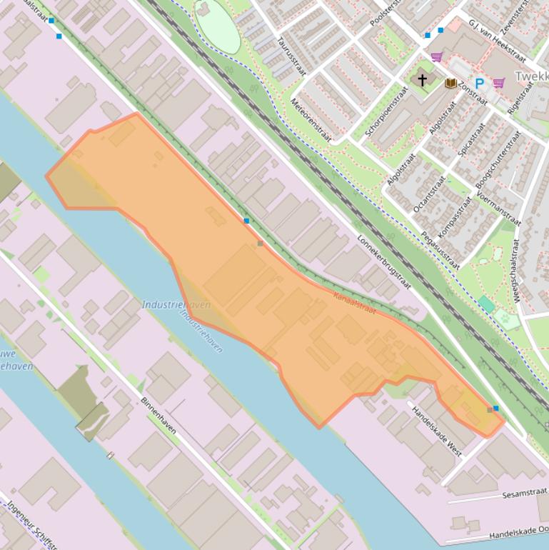 Kaart van postcodegebied 7547AR.