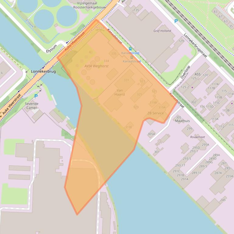 Kaart van postcodegebied 7547AT.