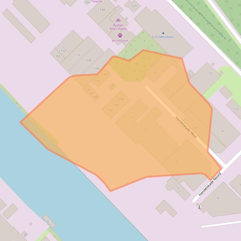 Kaart van postcodegebied 7547AW.