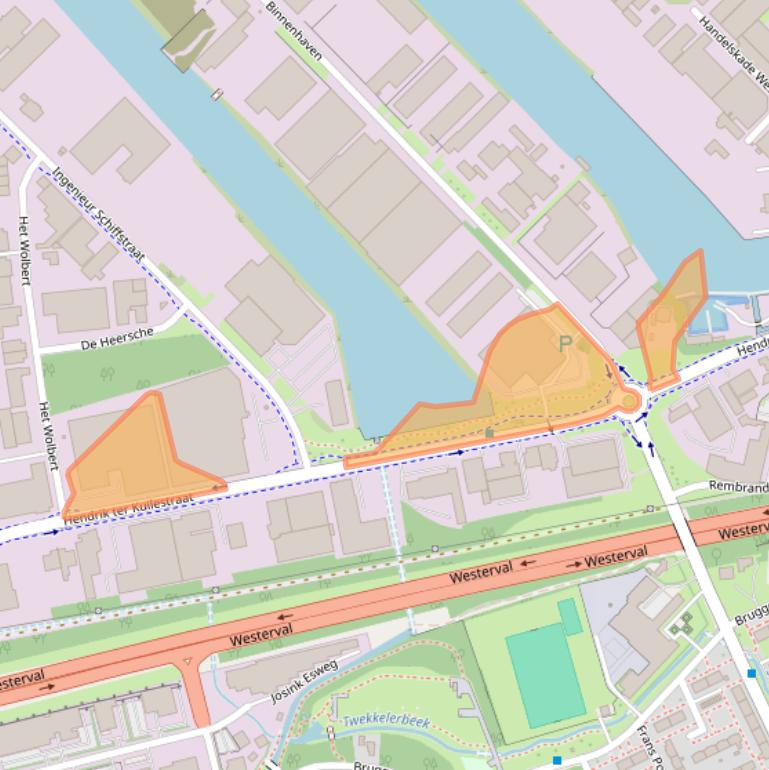 Kaart van postcodegebied 7547BE.